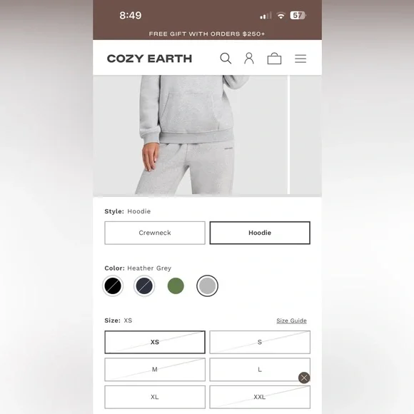 Cozy Earth Womens Cityscape 2.0 hoodie - Picture 12 of 12